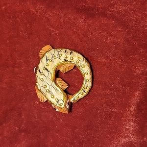 Horned Toad Pendant, Vintage